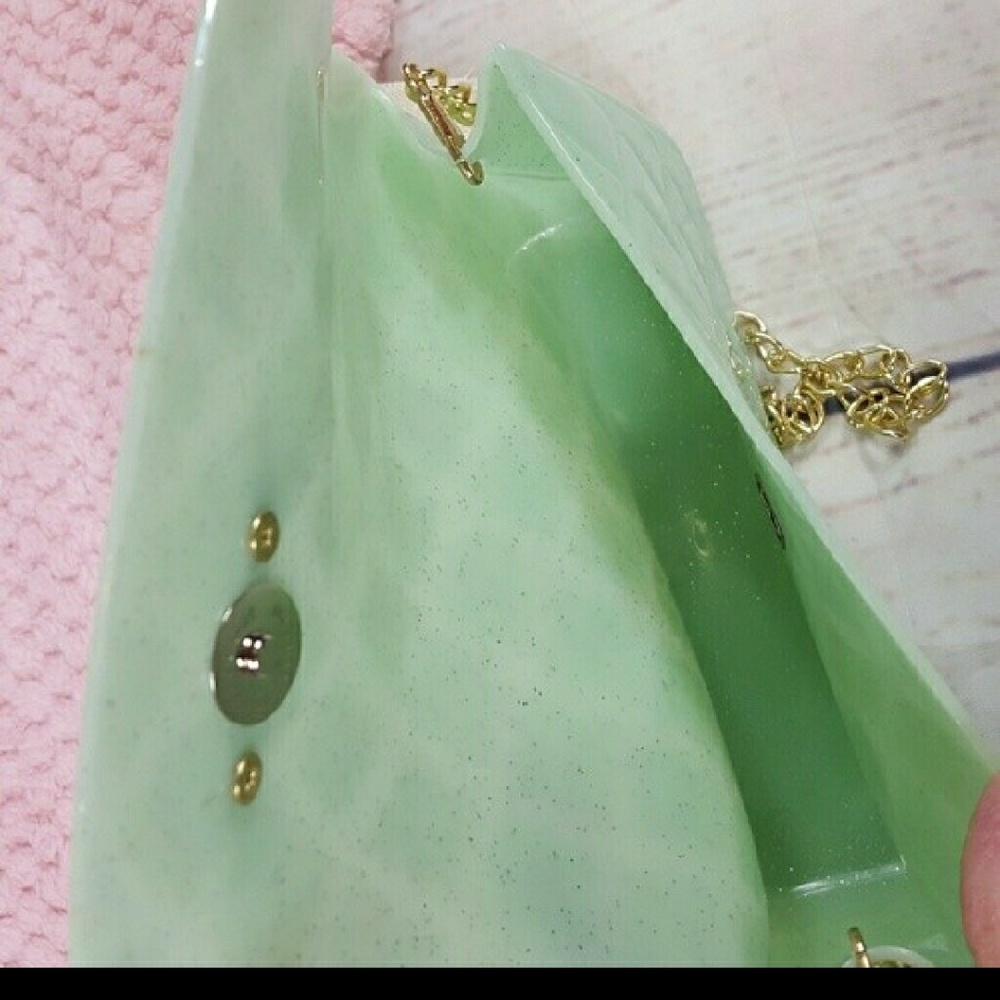 {New} Pink Haley Jade Jelly Candy Crossbody Purse - Picture 4 of 5